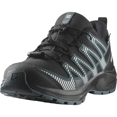Salomon XA Pro V8 Climasalomon Waterproof Unisex Kids Hiking and Running Shoes, Precise fit, All-terrain grip, and Sporty look, Black, 12-K im Sale